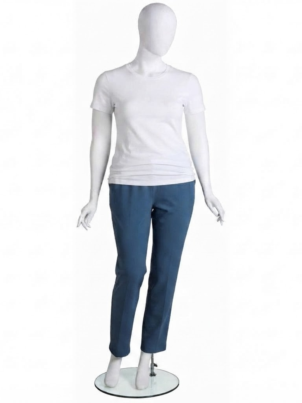 Eddie Bauer Women's Blue Pull-On Travel Hiking Pants Size Medium M